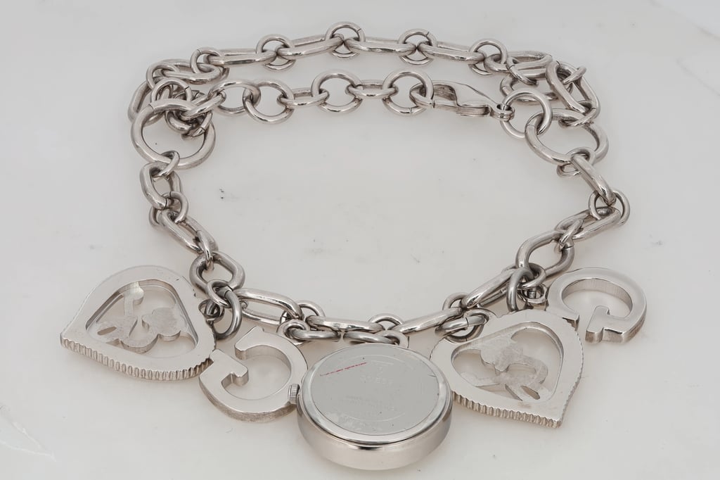 2nd image of GUESS Guess Charm Wristwatch, PreOwned condition