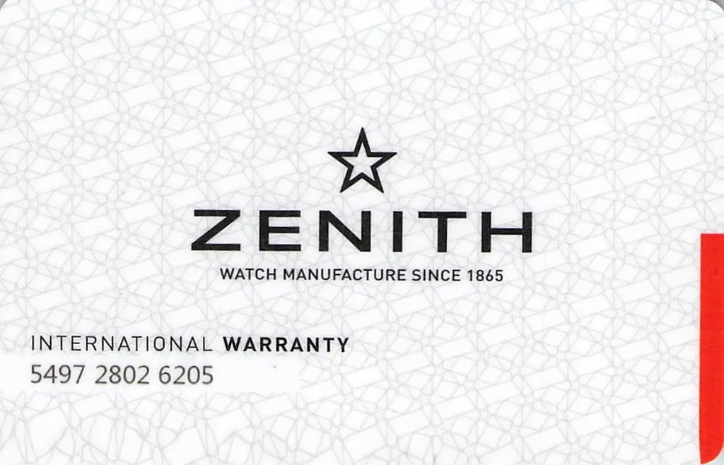11th image of Zenith 03.2040.400/04.C496 Wristwatch, Unworn condition
