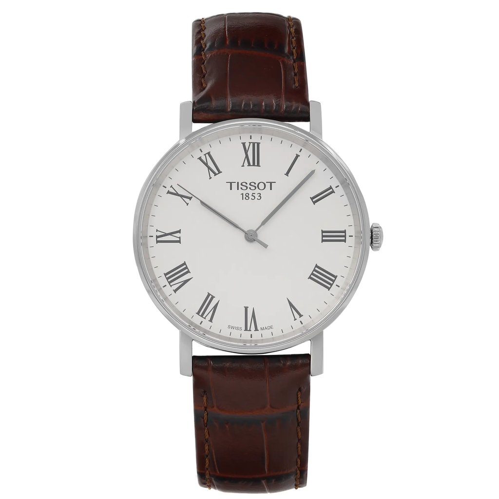 Front Full View Of Tissot T1094101603300 Stainless Steel Watch Display Model Condition Excellent