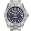 Up Close Front Facing Picture Of Breitling A7438953/BD82-178A Stainless Steel Watch Display Model Condition