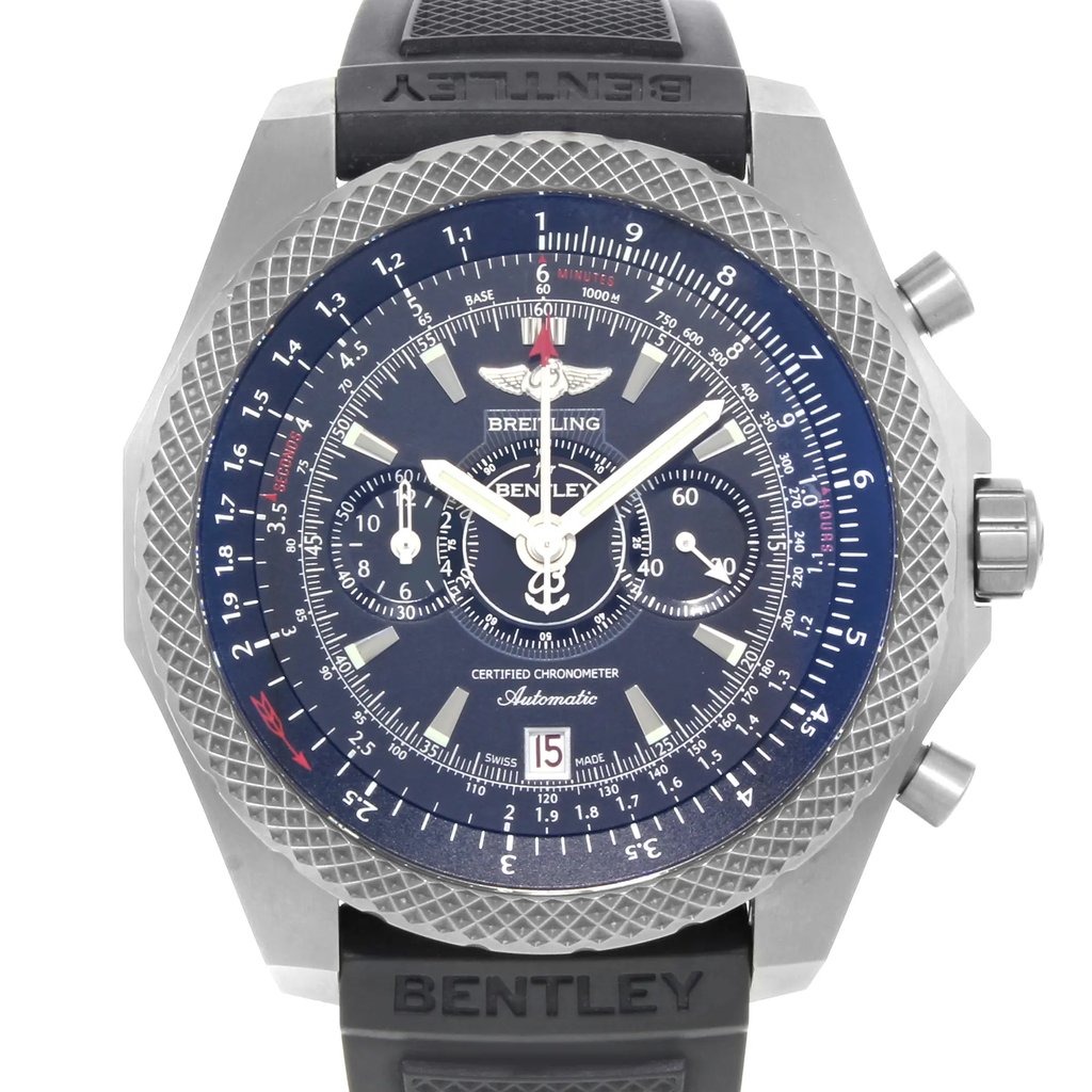Up Close Front Facing Picture Of Breitling E2736522/BC63-220S Titanium Watch Pre Owned Condition