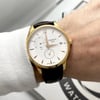 Up Close Front Facing Picture Of Tissot T063.639.36.037.00 Stainless Steel Watch Pre Owned Condition