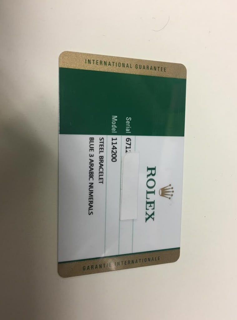 6th image of Rolex 114200 BLUASO Wristwatch, Unworn condition