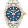 Up Close Front Facing Picture Of Breitling C3733012/C831-376C Stainless Steel Watch Display Model Condition