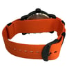 Back View Of Screwback Back Case And Closed Nylon Band Of Wenger 60.1041.131 Watch Display Model Condition