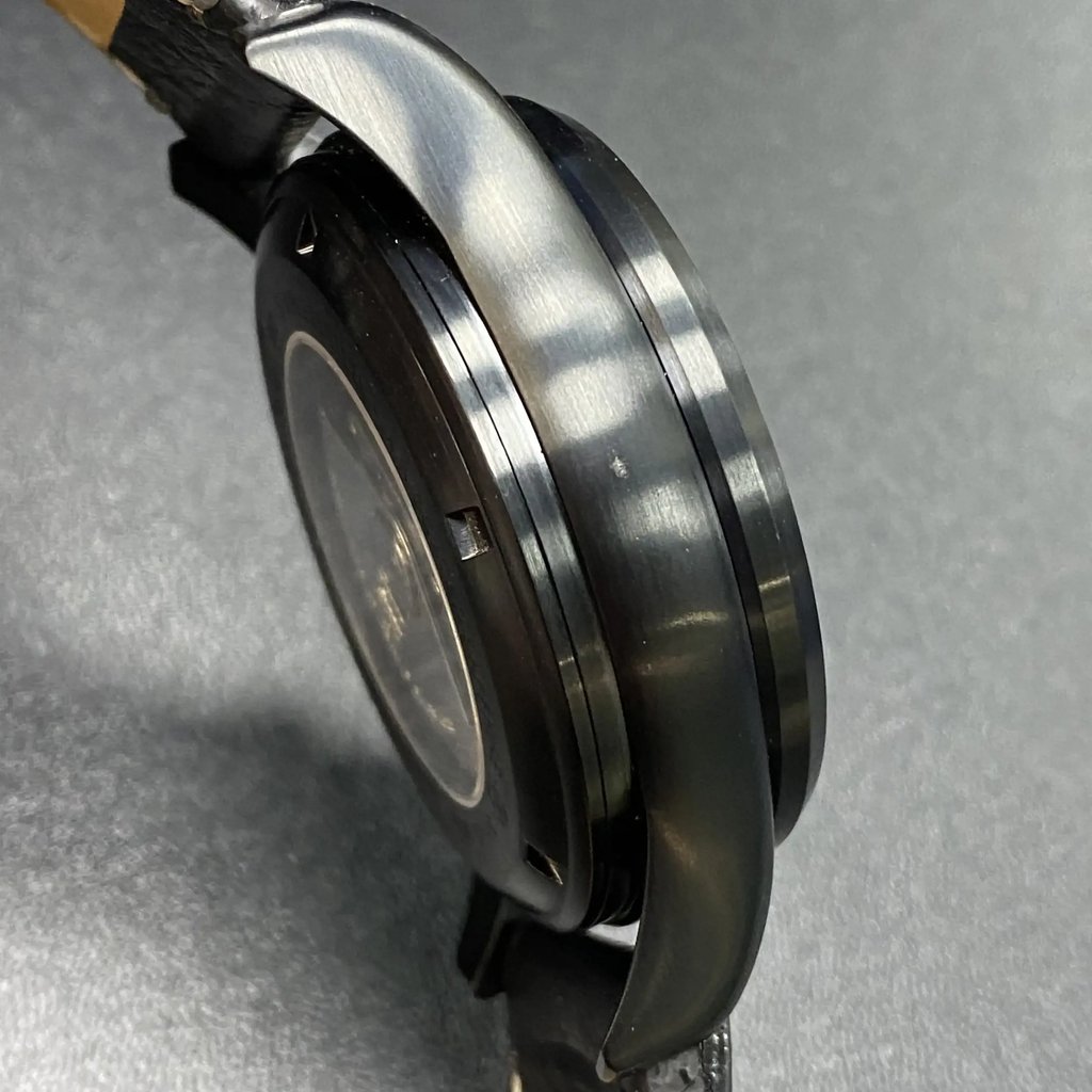 View Of Opposite Crown Facing Side Of Luminox XL.1861.BO Stainless Steel Watch New With Defects Condition