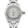 Up Close Front Facing Picture Of TAG Heuer WT1418.BA0561 Stainless Steel Watch Pre Owned Condition