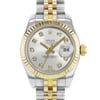 Up Close Front Facing Picture Of Rolex 179173 Stainless Steel Watch Pre Owned Condition