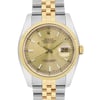 Up Close Front Facing Picture Of Rolex 116233 Stainless Steel Watch Pre Owned Condition