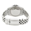 Back View Of {Caseback} Back Case And Closed Stainless Steel Band Of Rolex 126710BLRO Watch Pre Owned Condition