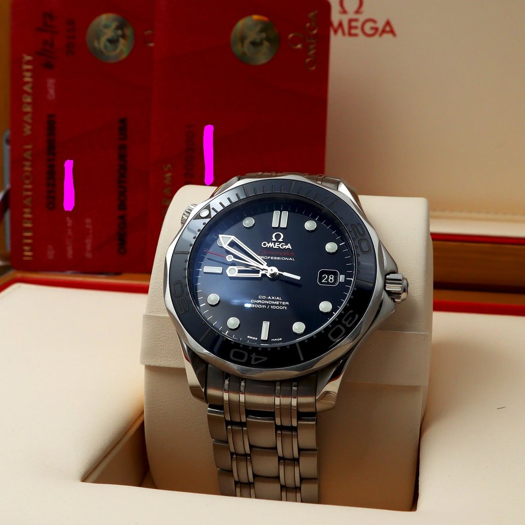 7th image of OMEGA Omega Seamaster 300 Wristwatch, PreOwned condition