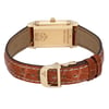 Back View Of Solid Back Case And Closed Leather Band Of Jaeger-LeCoultre 260.1.86 Watch Pre Owned Condition