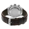 Back View Of {Caseback} Back Case And Closed Leather Band Of IWC IW371445 Watch Pre Owned Condition