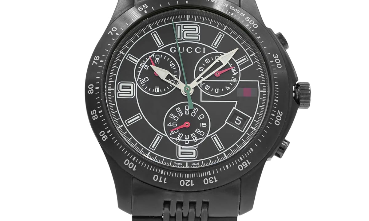 ポ*3様 GUCCI アナログ腕時計 シルバー/ブラック seo