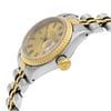 View Of Crown Facing Side Of Rolex 69173 Stainless Steel Watch Pre Owned Condition