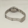 Back View Of Screwback Back Case And Open Stainless Steel Band Of Rolex 79160 Watch Pre Owned Condition