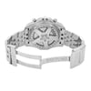 Back View Of {Caseback} Back Case And Open Stainless Steel Band Of Breitling A44362 Watch Pre Owned Condition
