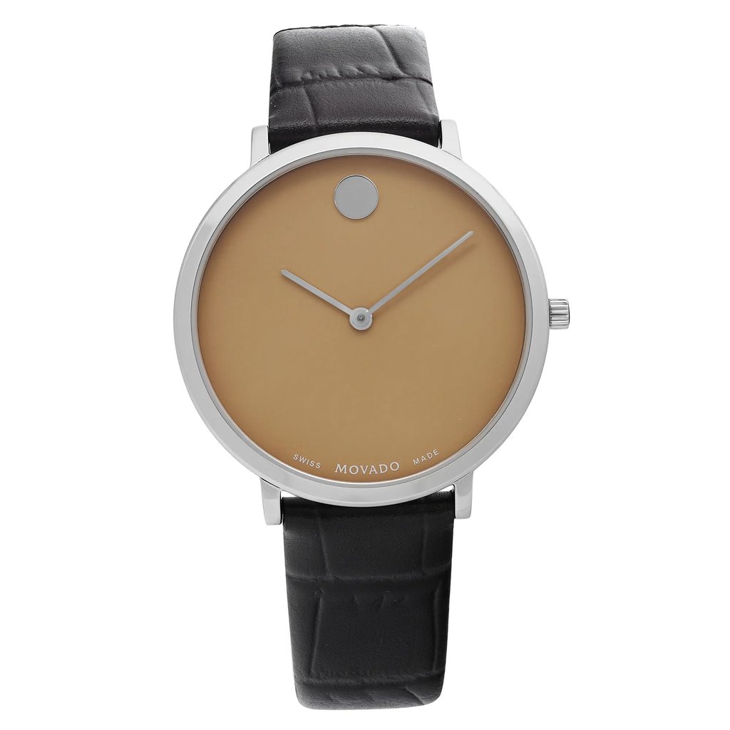 Front Full View Of Movado 0607343 Stainless Steel Watch Display Model Condition Excellent