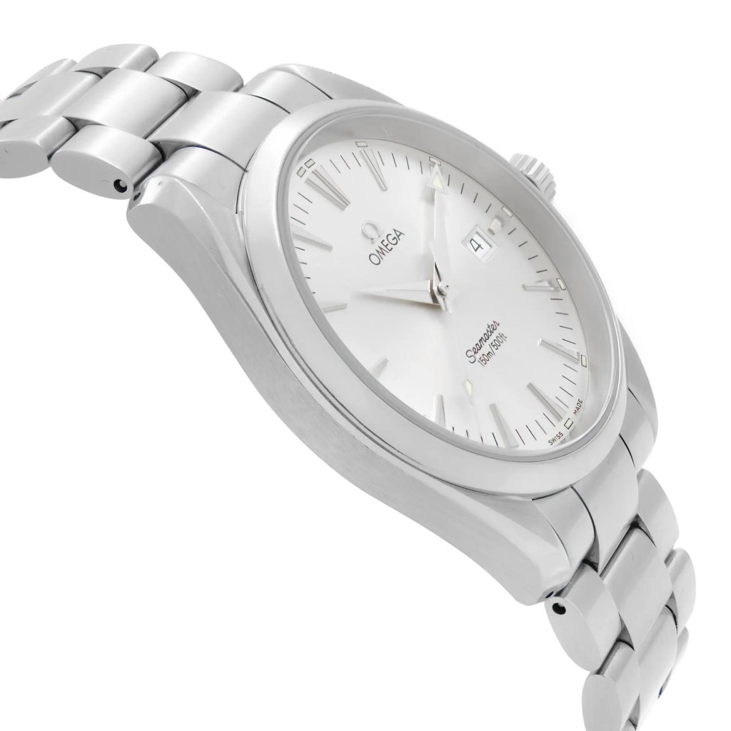 View Of Opposite Crown Facing Side Of OMEGA 2517.30.00 Stainless Steel Watch Pre Owned Condition