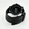 Back View Of Solid Back Case And Closed Silicone Band Of Mondaine MS1.41120.RB Watch Display Model Condition