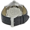 An image of a Wristwatch by RAYMOND WEIL. This Display Model item is designed for Men, featuring a Casual style. It has a Quartz movement and an Analog display with a White dial color. The indices include 12-Hour Dial,Roman Numerals. The band is made of Leather and the case is made of Stainless Steel. The watch has a Round shape with a case size of 42 mm and a case thickness of 12 mm.