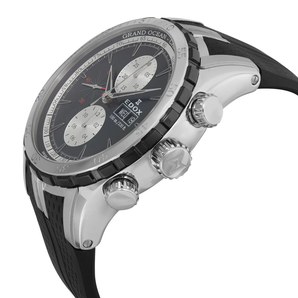 Chronostore - Edox Grand Ocean 48mm Black Dial Automatic Men Watch