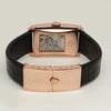 Back View Of Exhibition Back Case And Closed Leather Band Of Rolex 5442/5 Watch Pre Owned Condition