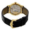 Back View Of {Caseback} Back Case And Closed Leather Band Of Patek Philippe 5120J-001 Watch Pre Owned Condition