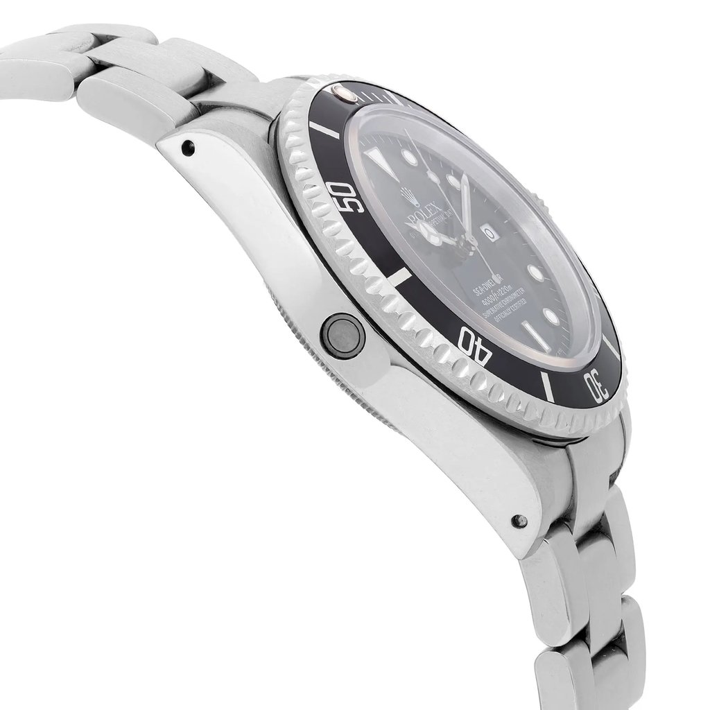 View Of Opposite Crown Facing Side Of Rolex 16600 Stainless Steel Watch Pre Owned Condition