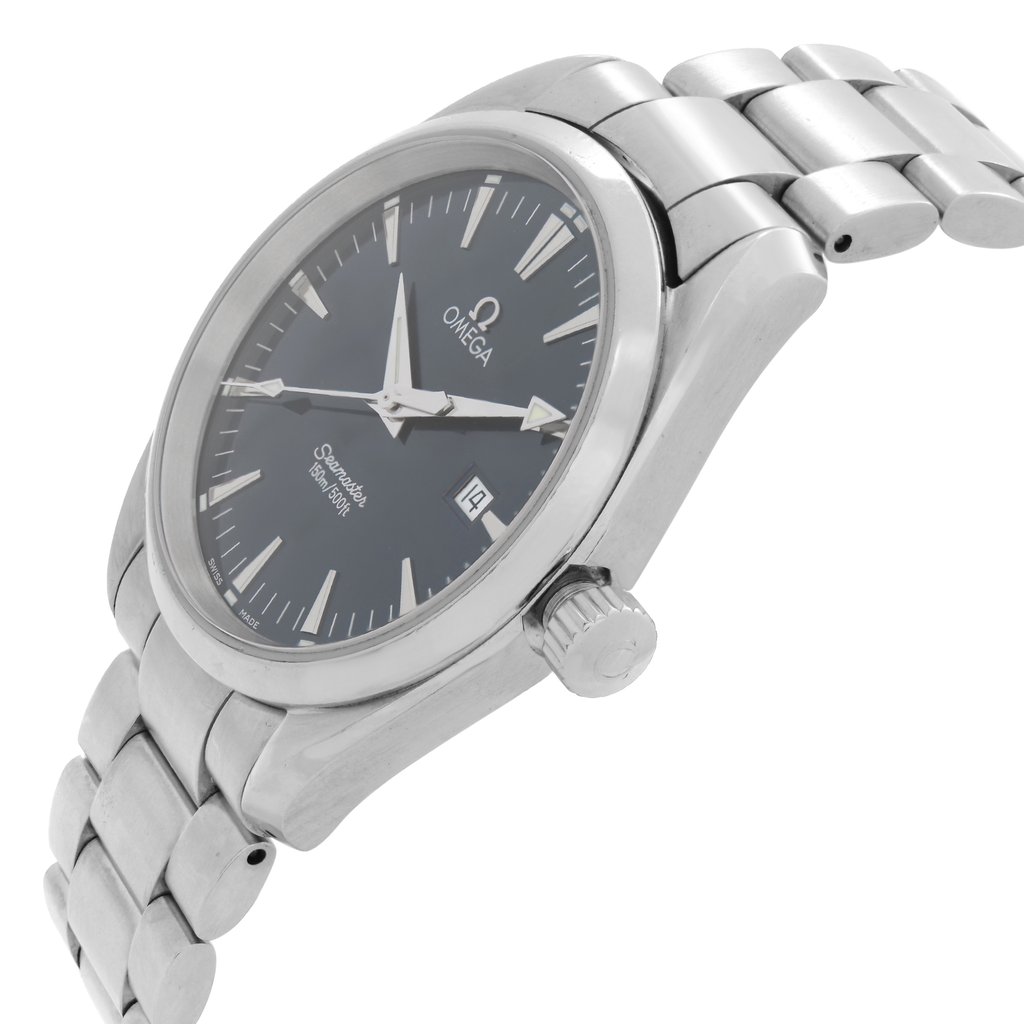 View Of Crown Facing Side Of OMEGA 2517.80.00 Stainless Steel Watch Pre Owned Condition
