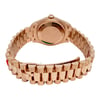 Back View Of Solid Back Case And Closed Rose Gold Band Of Rolex 278275 Watch New Condition