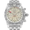 Up Close Front Facing Picture Of Breitling AB042011/G745-375A Stainless Steel Watch Display Model Condition