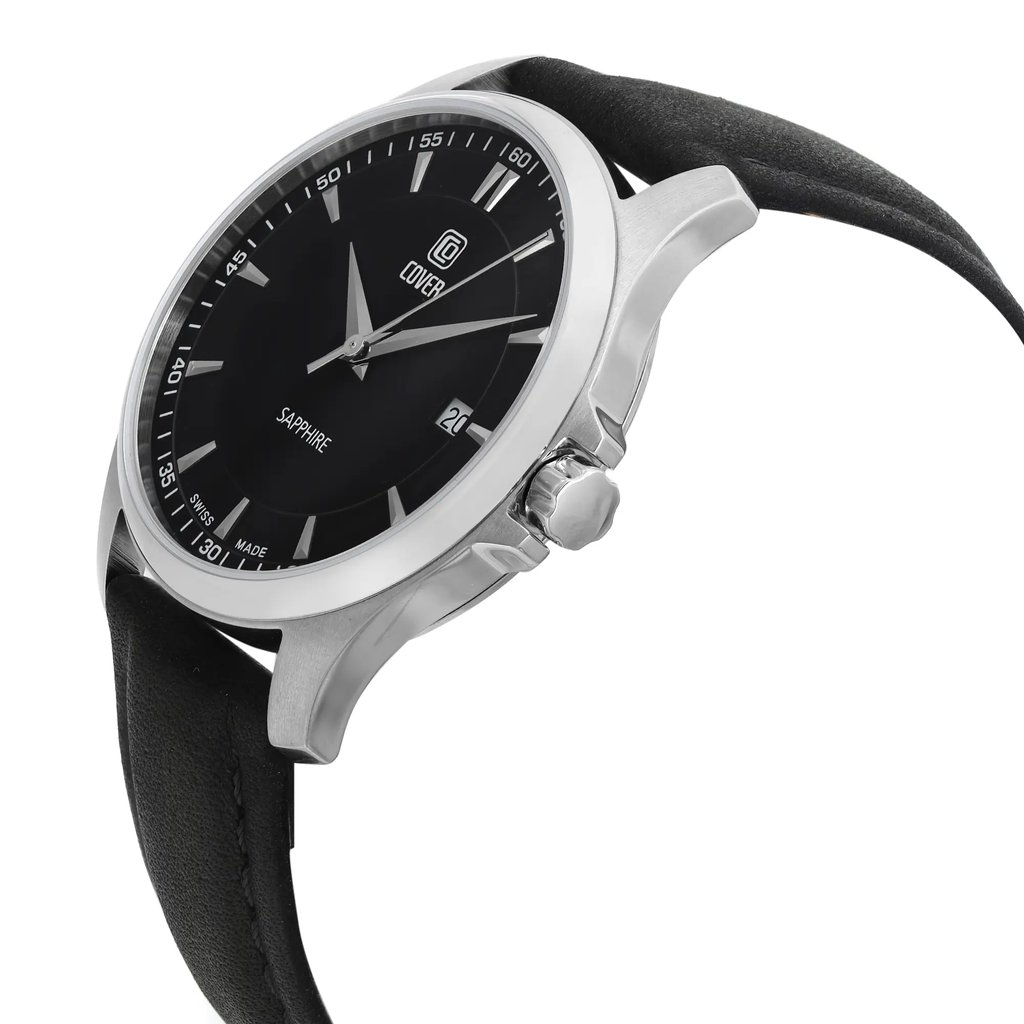 View Of Crown Facing Side Of COVER CO137.05 Stainless Steel Watch Display Model Condition