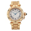Front Full View Of Cartier Ref.1035.1 Yellow Gold Watch Pre Owned Condition Good