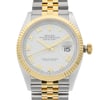 Up Close Front Facing Picture Of Rolex 126233 Stainless Steel Watch Display Model Condition