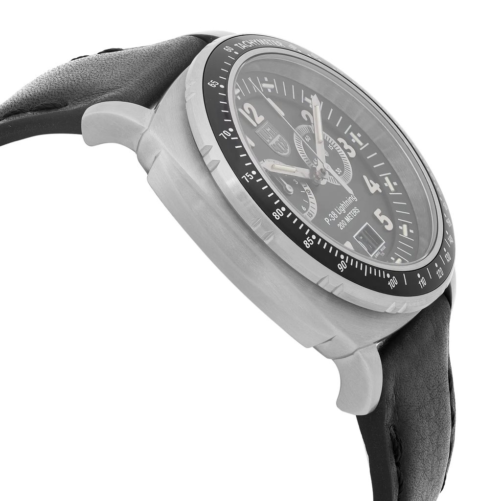 View Of Opposite Crown Facing Side Of Luminox XA.9441 Stainless Steel Watch Display Model Condition
