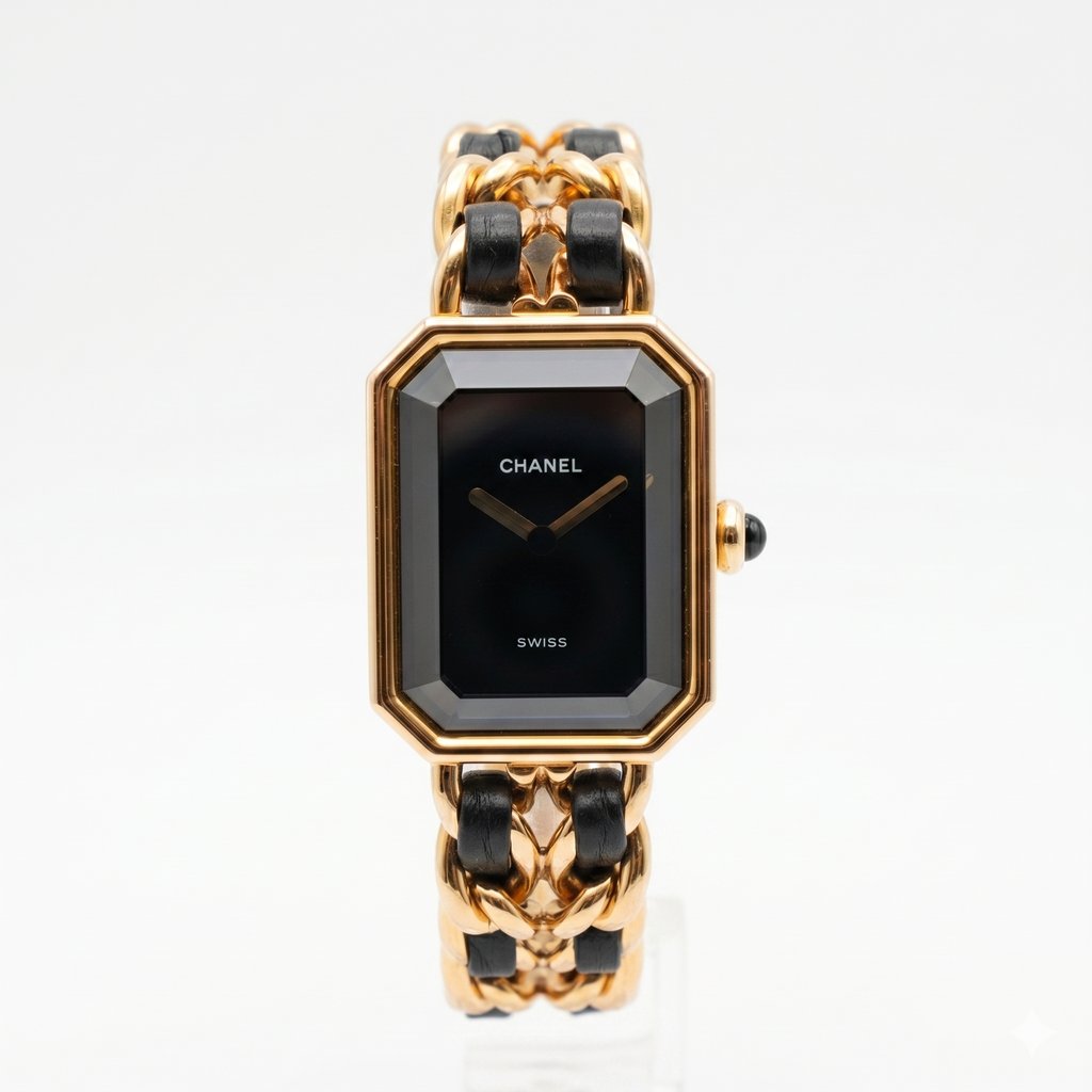 Front Full View Of CHANEL H0001 Stainless Steel Watch Pre Owned Condition Good