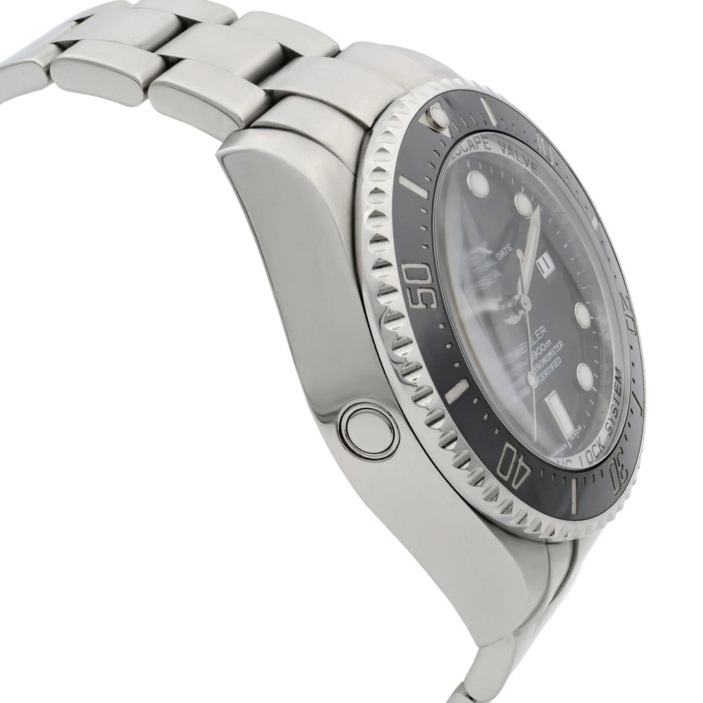 View Of Opposite Crown Facing Side Of Rolex 116660 Stainless Steel Watch Pre Owned Condition