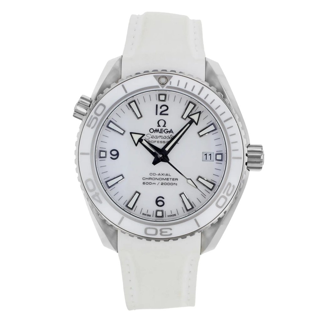 Front Full View Of OMEGA 232.32.42.21.04.001 Stainless Steel Watch Unworn Condition {Product Condition}