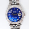 Up Close Front Facing Picture Of Rolex 16014 Stainless Steel Watch Pre Owned Condition