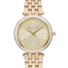 Up Close Front Facing Picture Of Michael Kors MK3365 Stainless Steel Watch New With Defects Condition