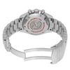 An image of a pre-owned wristwatch shown from the back view with an open clasp. The watch is positioned at a slight angle, displaying its metallic bracelet and the detailed engraving on the back of the watch case. The angle highlights the open clasp mechanism, and the photo is taken from a moderate distance to capture the full length of the bracelet and the back casing.