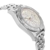 View Of Opposite Crown Facing Side Of Breitling AB011012/G684-375A Stainless Steel Watch Display Model Condition