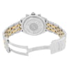 Back View Of {Caseback} Back Case And Open Stainless and Solid Gold Band Of Breitling D13355 Watch Pre Owned Condition