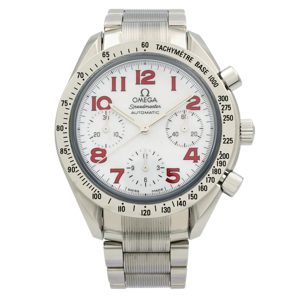 Front Full View Of OMEGA 3534.79.00 Stainless Steel Watch Pre Owned Condition {Product Condition}