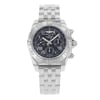Front Full View Of Breitling AB014012/BC04-378A Stainless Steel Watch Pre Owned Condition {Product Condition}