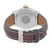 Back View Of {Caseback} Back Case And Closed Leather Band Of Breitling B49350 Watch Pre Owned Condition
