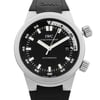 Up Close Front Facing Picture Of IWC IW3548-07 Stainless Steel Watch Pre Owned Condition