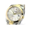 Up Close Front Facing Picture Of Rolex 126303 Stainless Steel Watch Pre Owned Condition