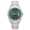 Front Full View Of Rolex 126334-0027 Stainless Steel Watch New Condition Excellent
